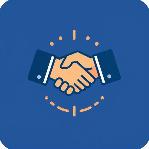 Ic&radic;&yen;ne d'une poign&radic;&copy;e de main, symbolisant la confiance et la relation client.