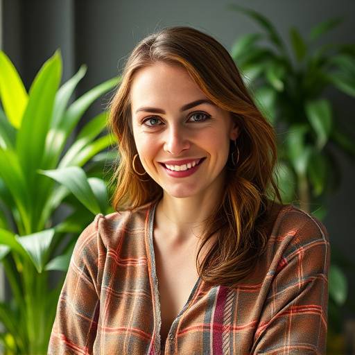 Portrait dynamique de Camille Lefevre, designer d'int&eacute;rieur sp&eacute;cialis&eacute;e en espaces verts urbains